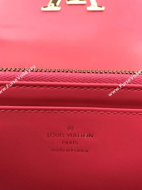 replica Louis Vuitton LV Louise Wallet Patent Leather Purse Bag M61317 Cherry
