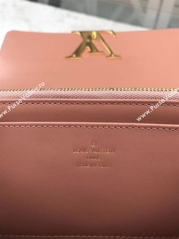 replica Louis Vuitton LV Louise Wallet Patent Leather Purse Bag M61317 Coffee