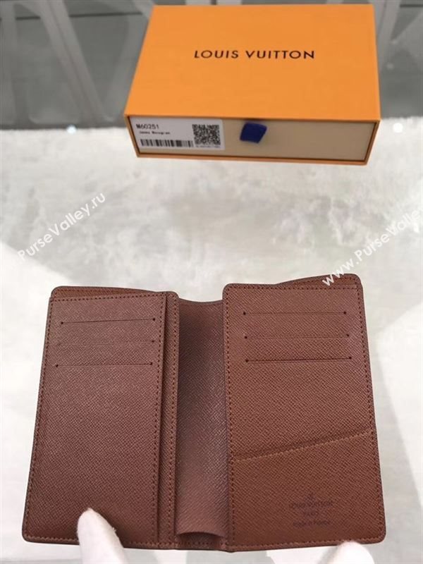 replica Louis Vuitton LV Monogram Short Wallet Purse Bag M60251 Brown