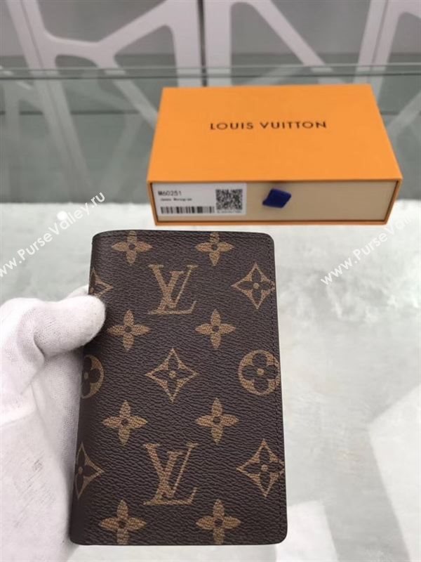 replica Louis Vuitton LV Monogram Short Wallet Purse Bag M60251 Brown