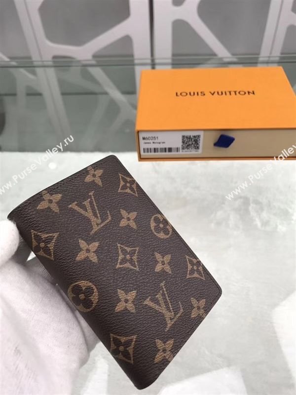 replica Louis Vuitton LV Monogram Short Wallet Purse Bag M60251 Brown