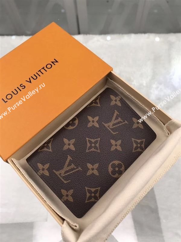 replica Louis Vuitton LV Monogram Short Wallet Purse Bag M60251 Brown