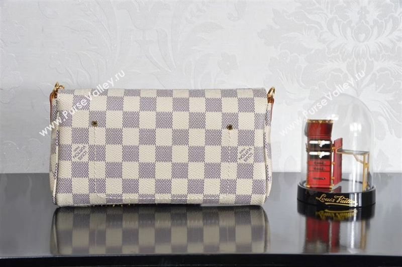 LV Louis Vuitton Favorite Small Bag N41277 Damier Handbag White