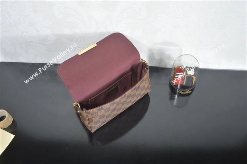 LV Louis Vuitton Favorite Small Bag N41276 Damier Handbag Brown