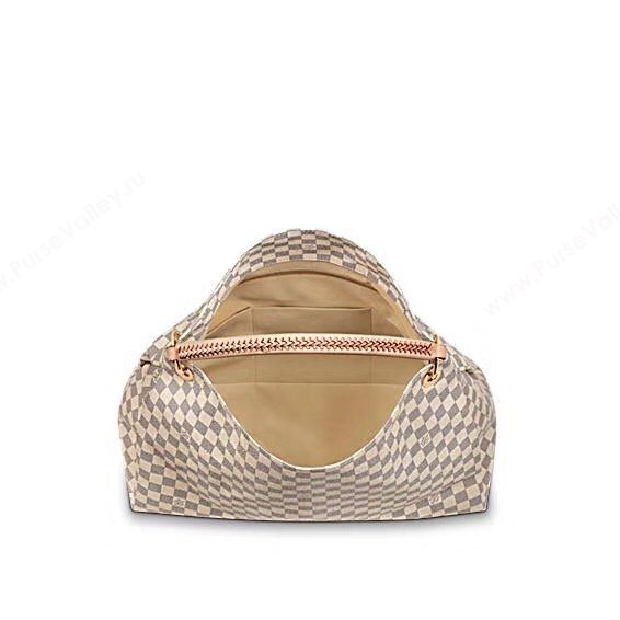 LV Louis Vuitton Artsy Handbag N41174 Damier Bag White