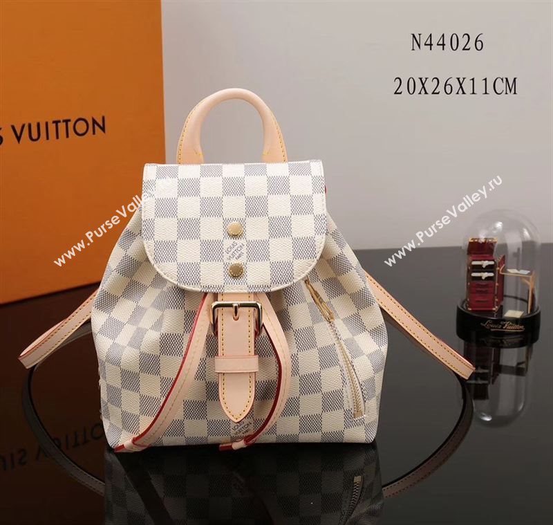 LV Louis Vuitton Sperone BB Backpack Handbag N44026 Damier Bag White