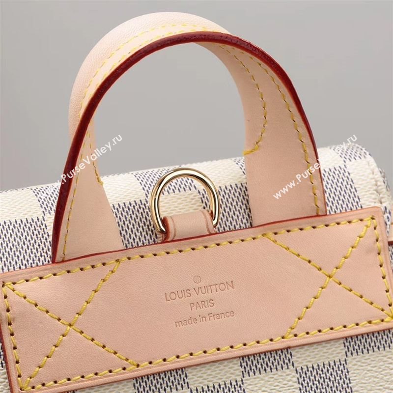 LV Louis Vuitton Sperone BB Backpack Handbag N44026 Damier Bag White