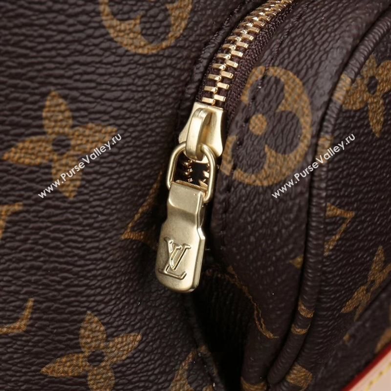 LV Louis Vuitton M51136 Montsouris Backpack Bag Monogram Handbag Beige