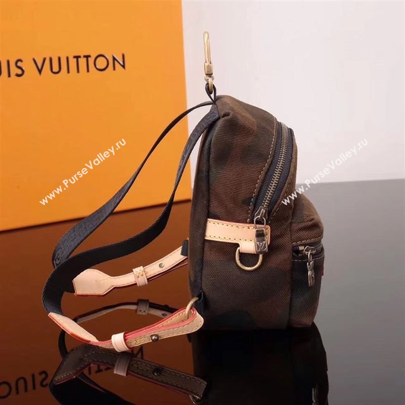 LV Louis Vuitton M44201 Apollo Mini Backpack Bag Monogram Handbag Brown