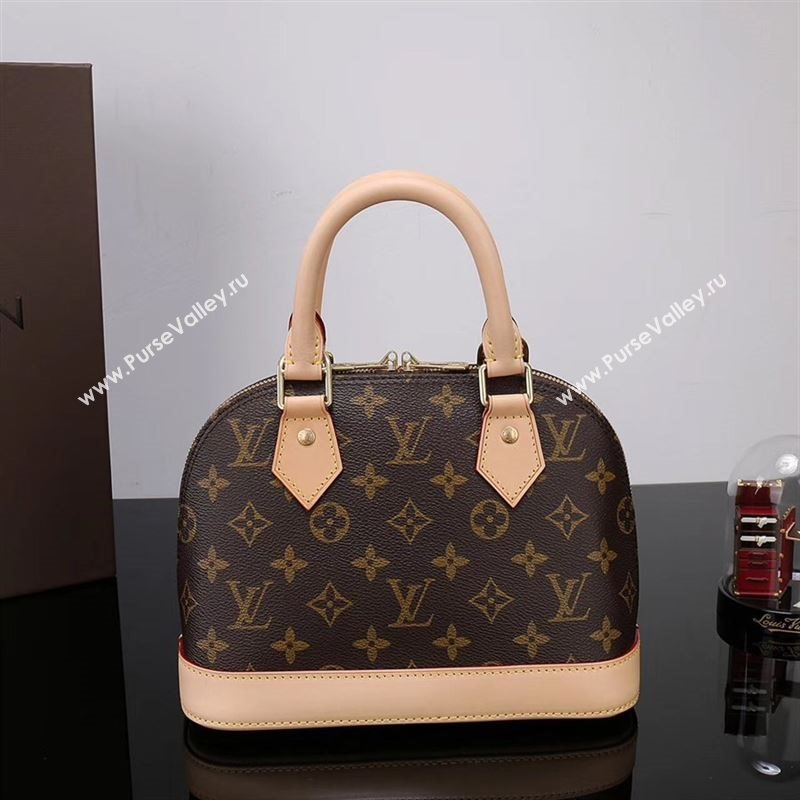 LV Louis Vuitton M53151 Alma Handbag Monogram Bag Beige