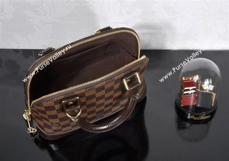 LV Louis Vuitton N41221 Alma BB Handbag Damier Bag Brown