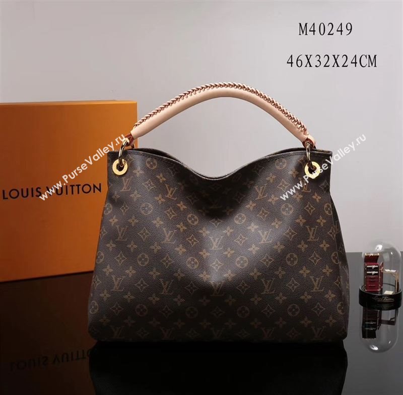 LV Louis Vuitton M40249 Artsy Handbag Monogram Bag Brown