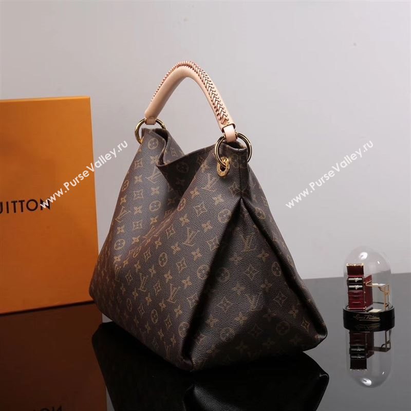 LV Louis Vuitton M40249 Artsy Handbag Monogram Bag Brown