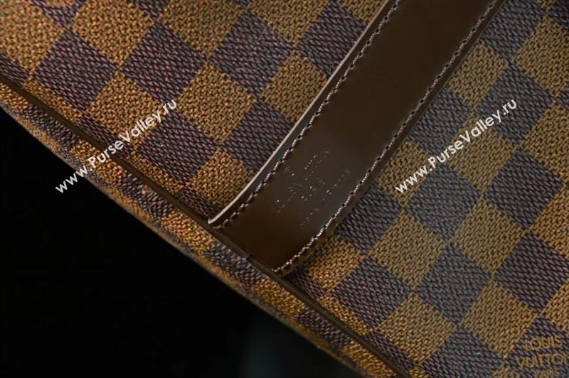 LV Louis Vuitton N41414 Keepall 55 Handbag Damier Travelling Bag Brown