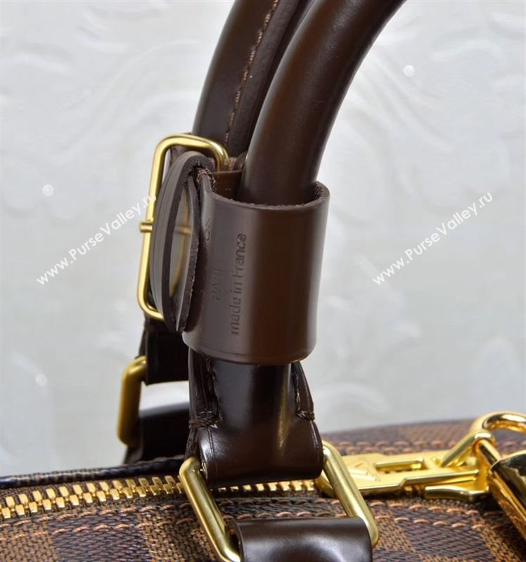 LV Louis Vuitton N41428 Keepall 45 Handbag Damier Travelling Bag Brown