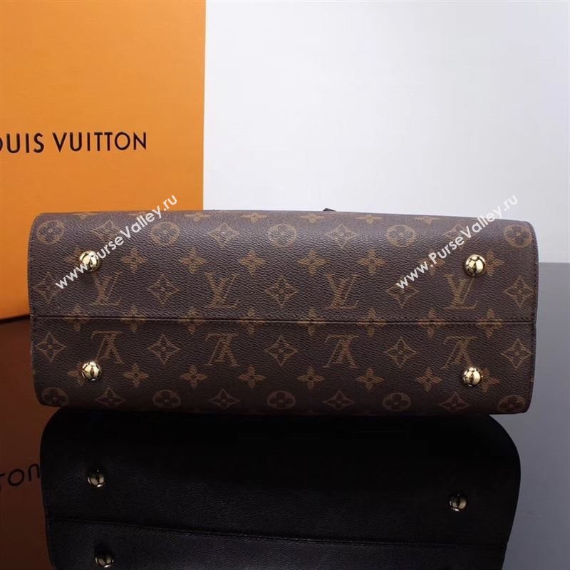 LV Louis Vuitton M43439 Tuileries Handbag Monogram Leather Bag Navy