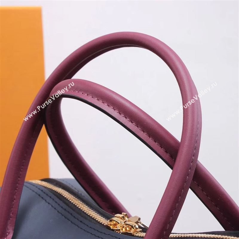 LV Louis Vuitton M43439 Tuileries Handbag Monogram Leather Bag Navy