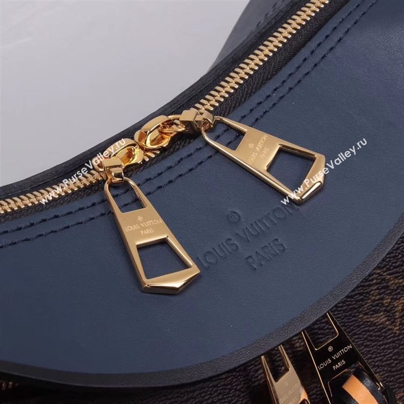 LV Louis Vuitton M43439 Tuileries Handbag Monogram Leather Bag Navy