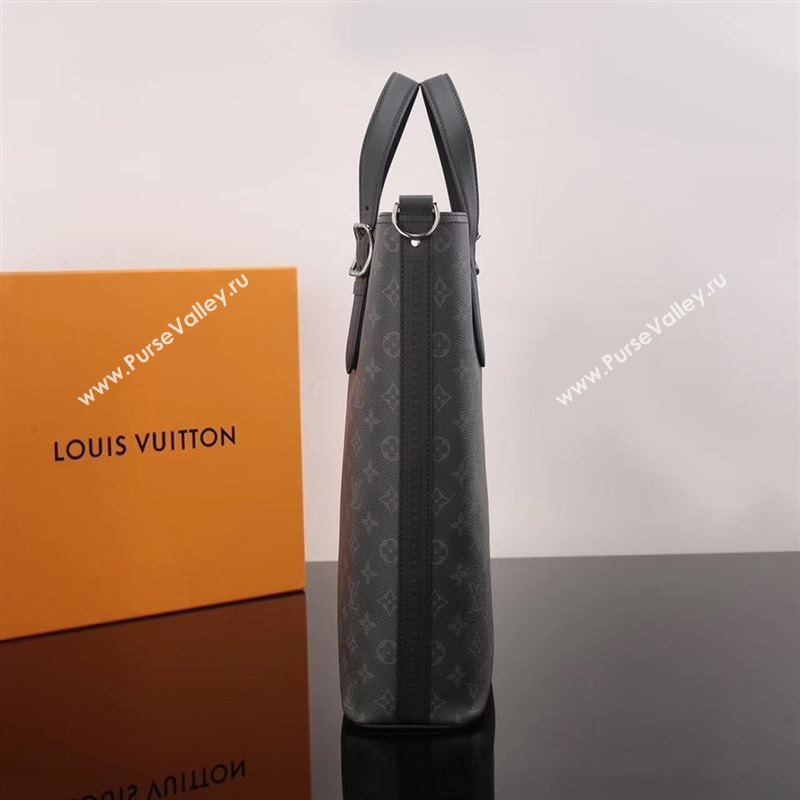 Men LV Louis Vuitton M43421 Apollo Tote Handbag Damier Bag Gray