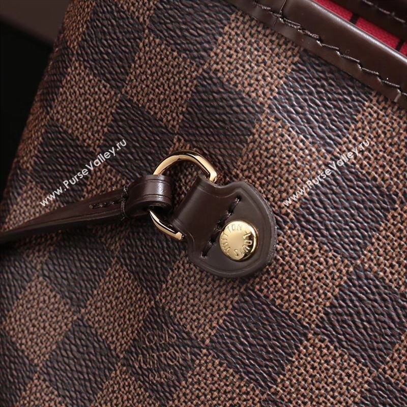 LV Louis Vuitton Neverfull GM Handbag N41357 Damier Bag Brown