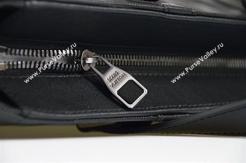 Men LV Louis Vuitton Damier Tote Handbag N41269 Leather Bag Black