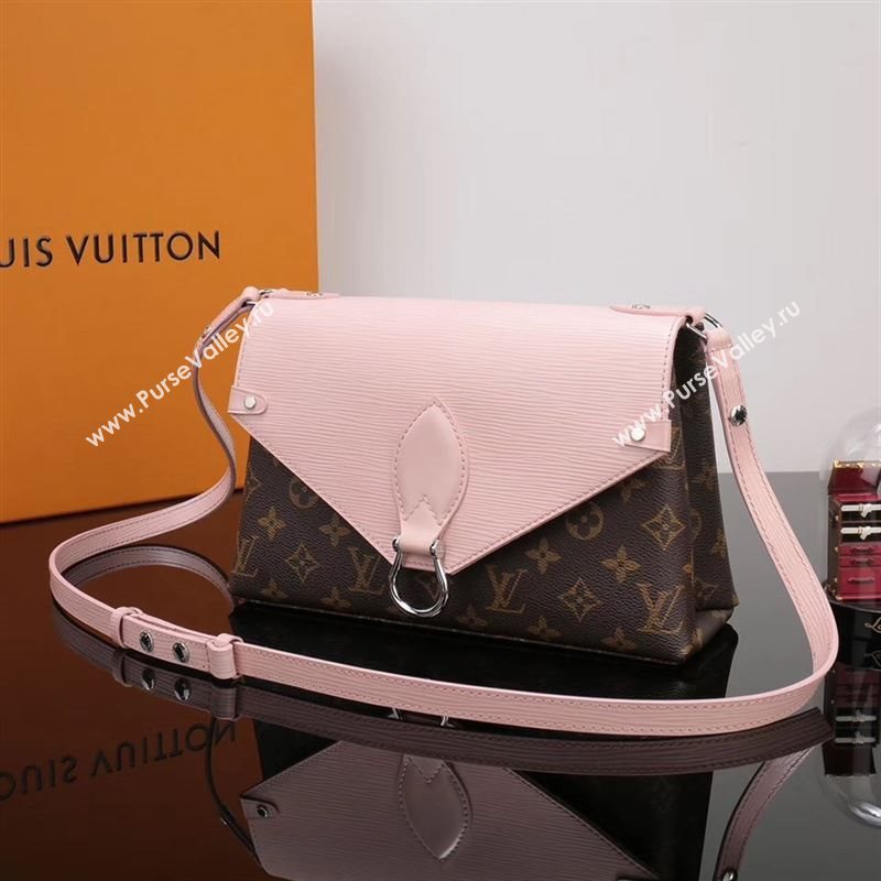 LV Louis Vuitton Saint Michel Handbag M44033 Monogram Epi Bag Pink