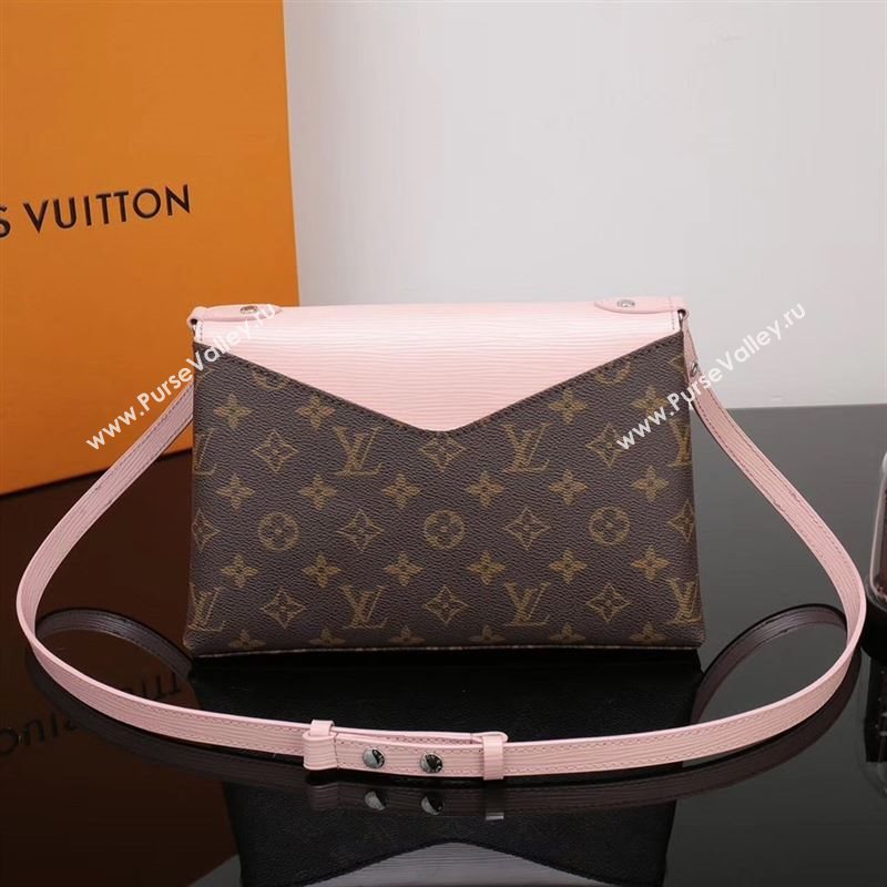 LV Louis Vuitton Saint Michel Handbag M44033 Monogram Epi Bag Pink