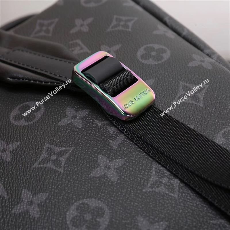 Men LV Louis Vuitton Apollo Backpack Handbag M43408 Monogram Bag Black