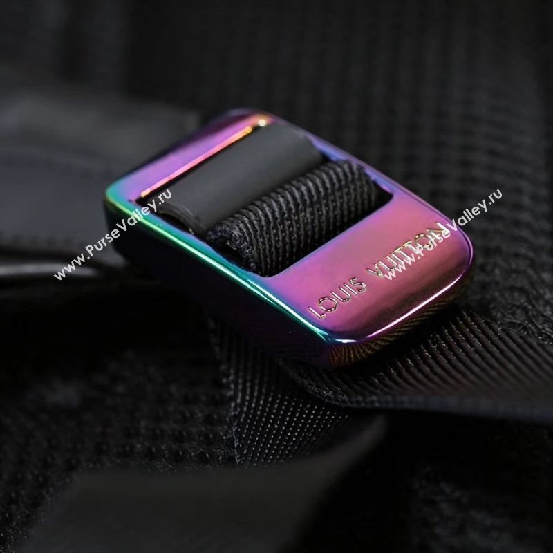 Men LV Louis Vuitton Zack Backpack Handbag M43409 Monogram Bag Black