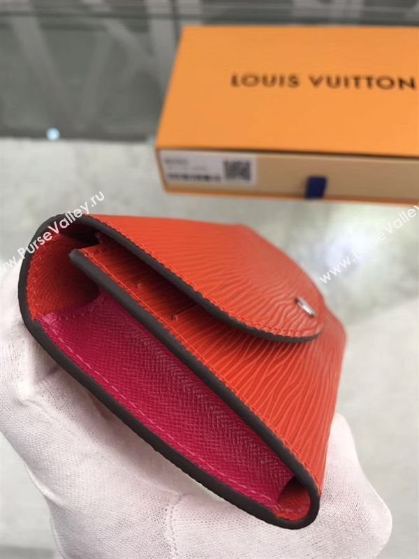 replica Louis Vuitton LV Emilie Wallet Epi Leather Purse Bag Orange M60853 