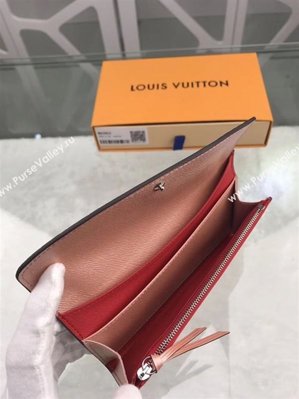 replica Louis Vuitton LV Emilie Wallet Epi Leather Purse Bag Red M60852