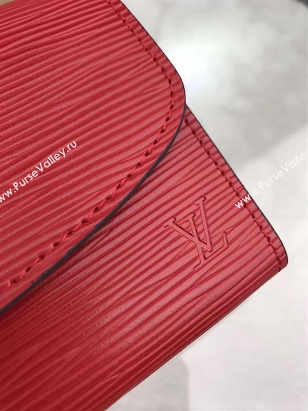 replica Louis Vuitton LV Emilie Wallet Epi Leather Purse Bag Red M60852