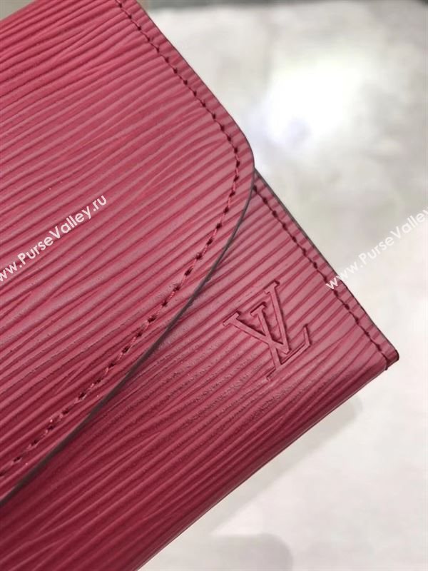 replica Louis Vuitton LV Emilie Wallet Epi Leather Purse Bag Maroon M60851