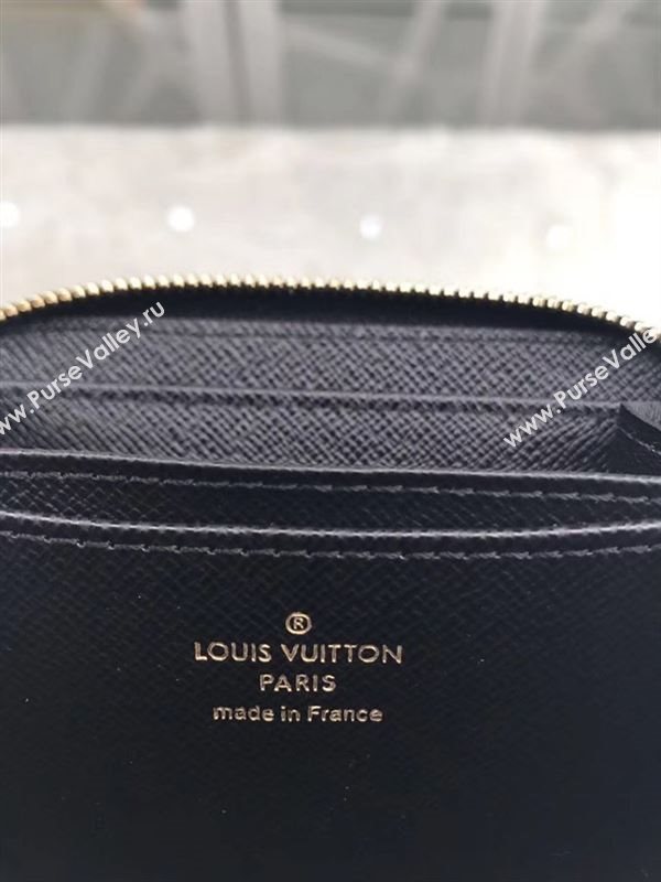 replica Louis Vuitton LV Monogram Zippy Kabuki Coin Purse Wallet Bag Brown M67250