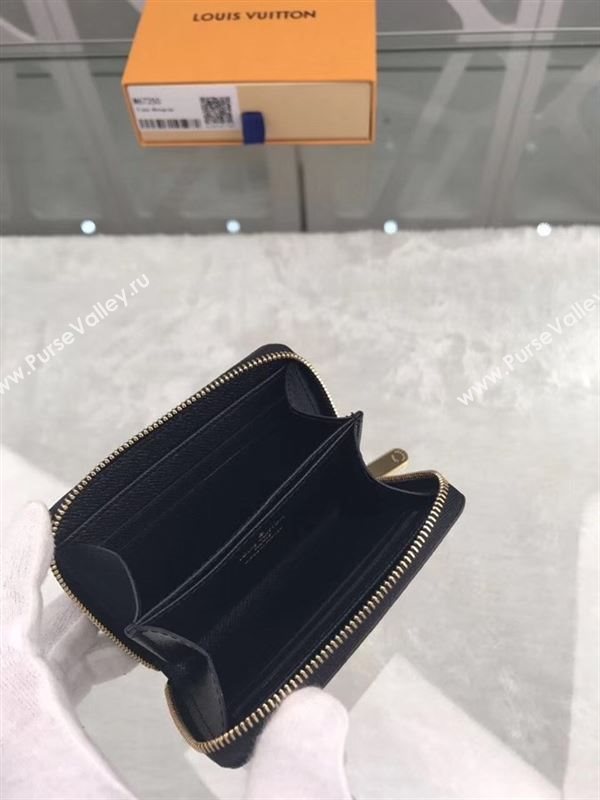 replica Louis Vuitton LV Monogram Zippy Kabuki Coin Purse Wallet Bag Brown M67250