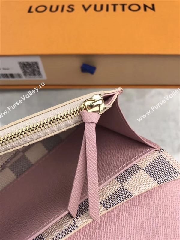 replica Louis Vuitton LV Emilie Wallet Purse Damier Azur Canvas Bag White N60096