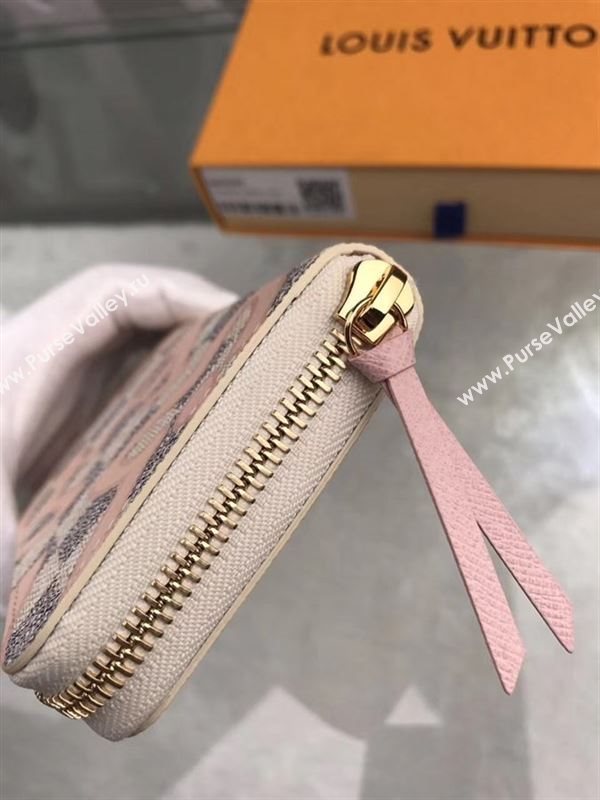 replica Louis Vuitton LV Clemence Wallet Purse Damier Azur Canvas Bag White N60099