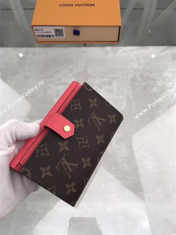 replica Louis Vuitton LV Pallas Short Wallet Monogram Purse Bag Cherry M60140