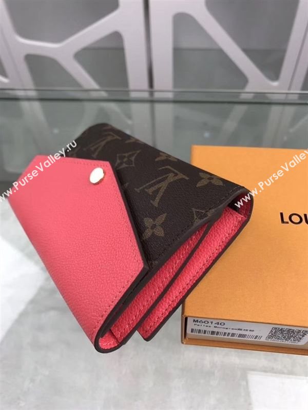 replica Louis Vuitton LV Pallas Short Wallet Monogram Purse Bag Cherry M60140