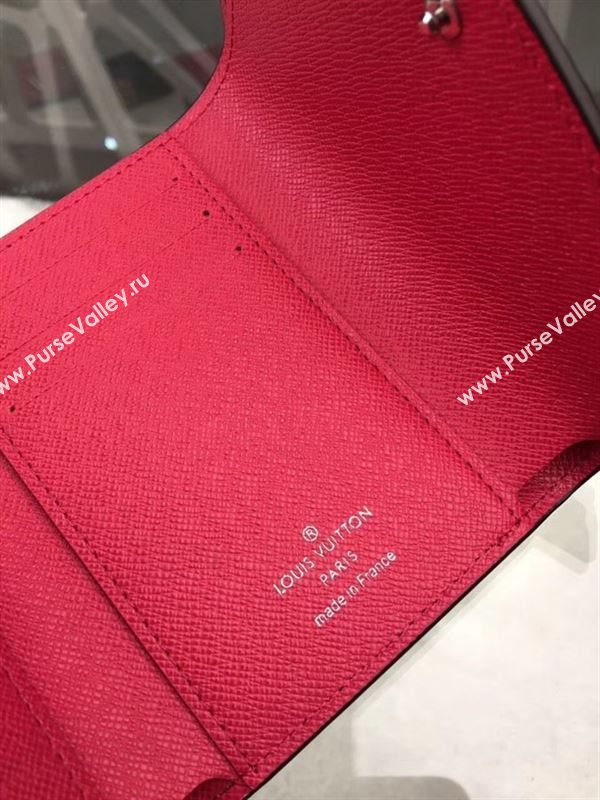 replica Louis Vuitton LV Victorine Epi Leather Wallet Purse Bag Navy and Pink M62204