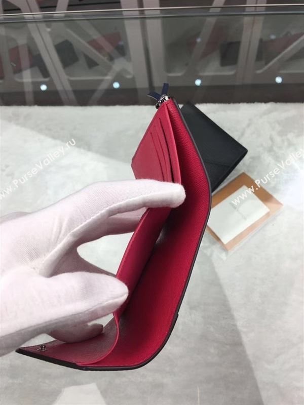 replica Louis Vuitton LV Victorine Epi Leather Wallet Purse Bag Navy and Pink M62204