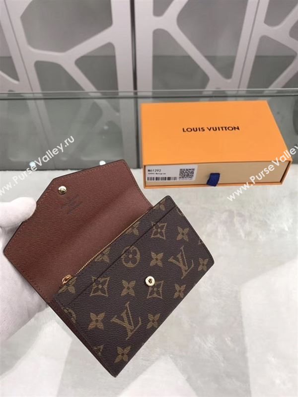 replica Louis Vuitton LV Monogram Victorine Wallet Purse Bag Brown M61292