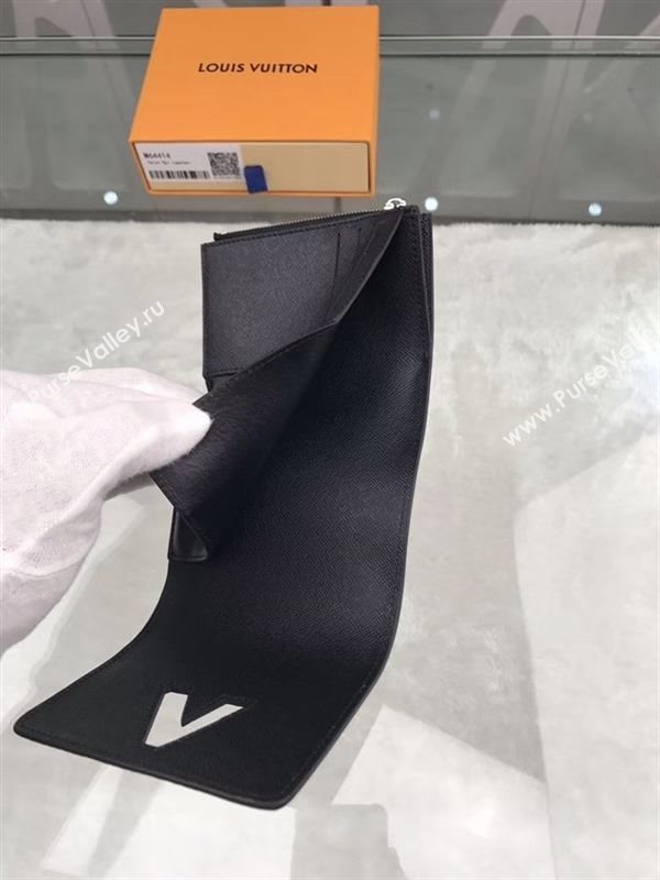 replica Louis Vuitton LV Twist Compact Wallet Epi Leather Purse Bag Black M64414