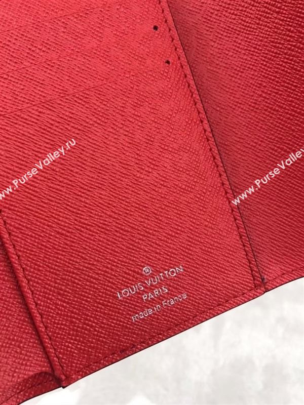 replica Louis Vuitton LV Twist Compact Wallet Epi Leather Purse Bag Red M64413