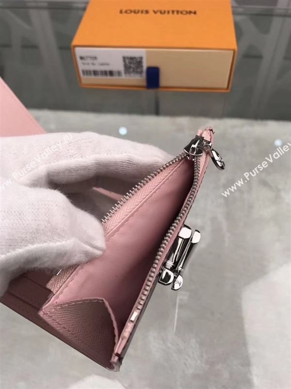 replica Louis Vuitton LV Twist Compact Wallet Epi Leather Purse Bag Wine M67709