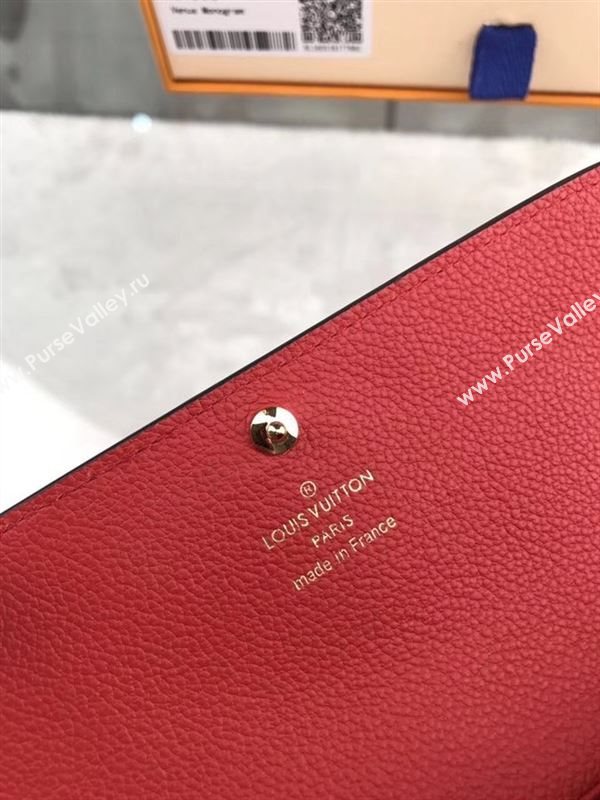 replica Louis Vuitton LV Venus Wallet Monogram Real Leather Purse Bag M61836 Red