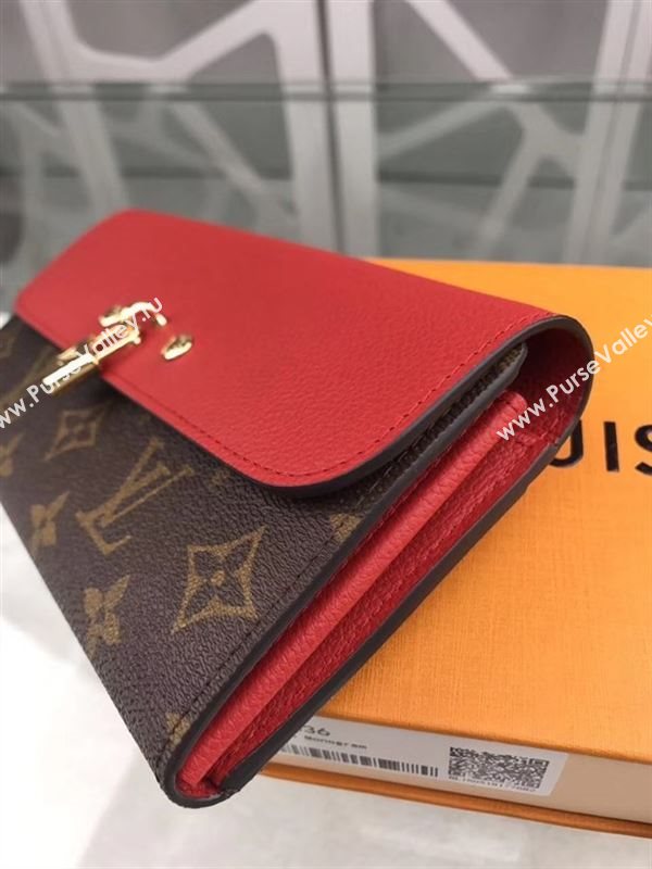 replica Louis Vuitton LV Venus Wallet Monogram Real Leather Purse Bag M61836 Red