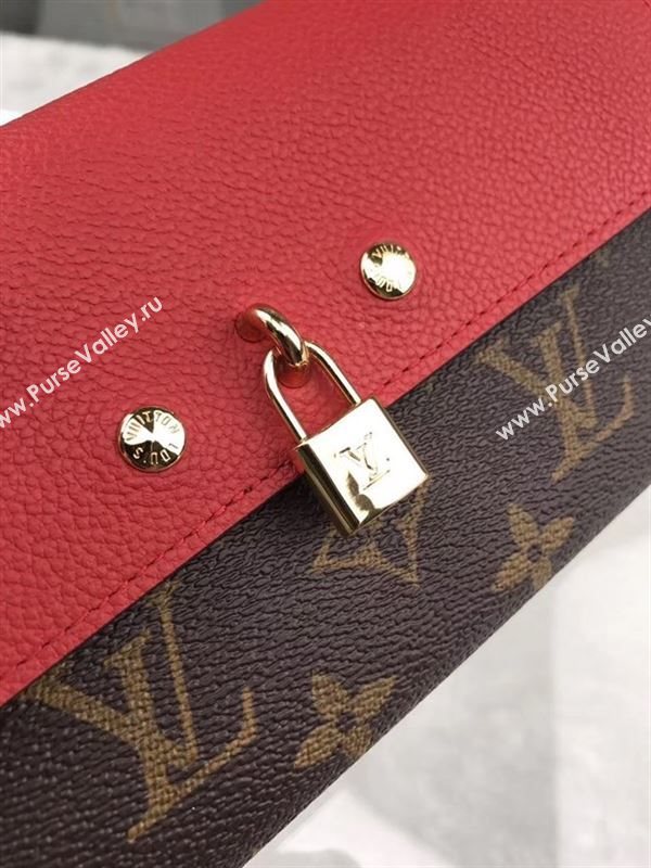 replica Louis Vuitton LV Venus Wallet Monogram Real Leather Purse Bag M61836 Red