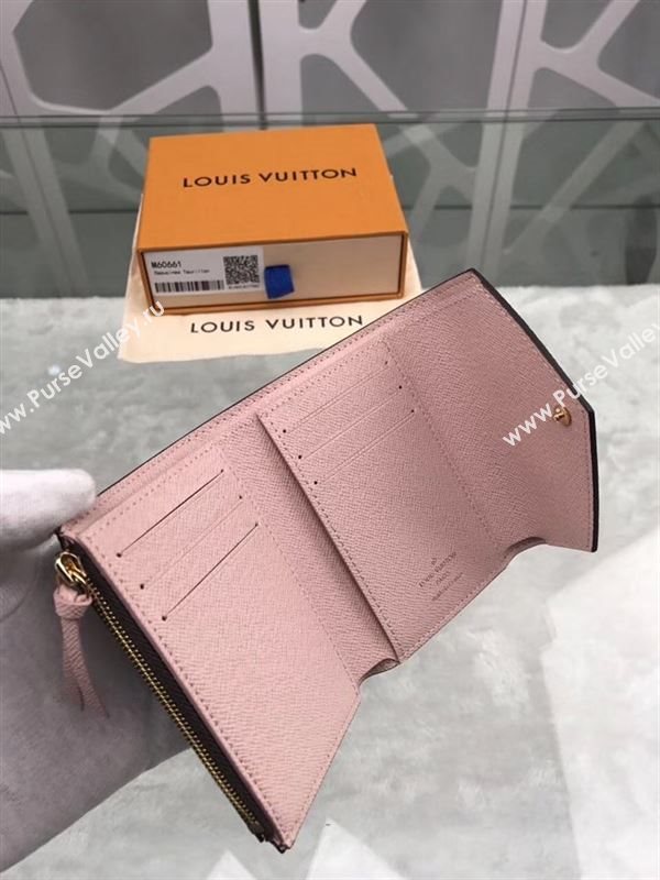replica Louis Vuitton LV Victorine Love Birds Wallet Monogram Purse Bag M60661 Pink