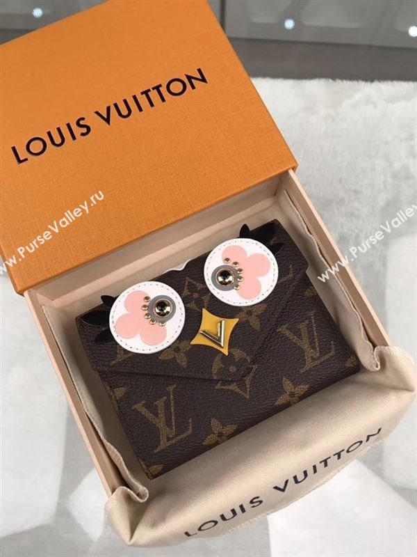 replica Louis Vuitton LV Victorine Love Birds Wallet Monogram Purse Bag M60661 Pink